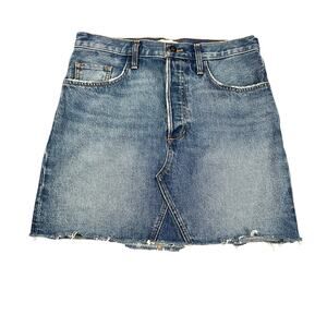 Favorite Daughter Sadie Denim Skirt Womens 29 Camden High Rise Mini A-Line